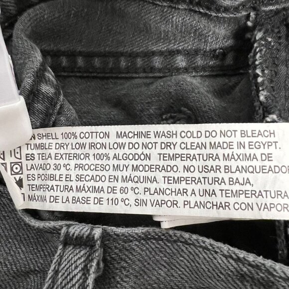 Forever 21 Premium Womens Mid Rise Distressed Straight Leg Jeans Gray Size 25 - Picture 9 of 9